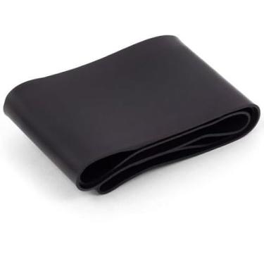 Imagem de Mini Band 25x5cm Faixa Elástica, Anti-desgaste para Musculação Local, Yoga e Pilates(ExtraForte- Preto)