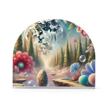 Imagem de Suporte de guardanapo pastel Dream Garden para mesa, pacote com 2, porta-guardanapos para festa, porta-guardanapos com peso