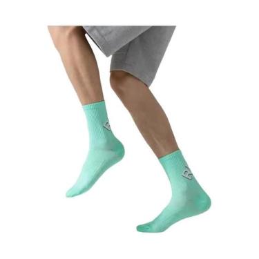 Imagem de Meias De Corrida Unissex De Cano Curto 2 Pares Com Sola Acolchoada Par