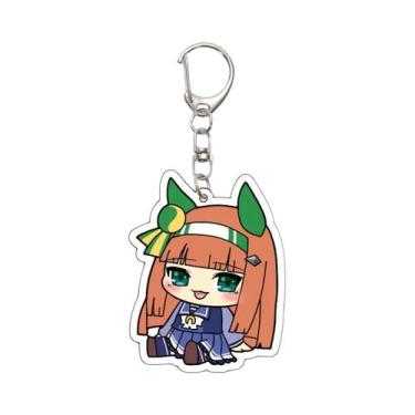 Imagem de Chaveiro Anime Pretty Derby 55MM Modelo Acrílico Suzuka Tokai Teio Pre