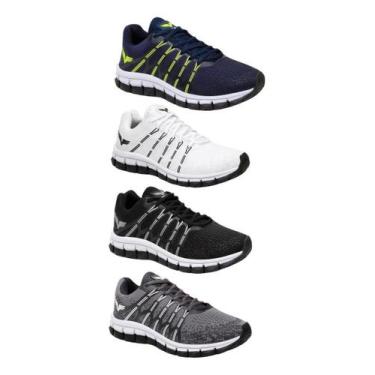 Imagem de Kit 4 Tênis Olymp Olimp Masculino  Corrida Barato, 44