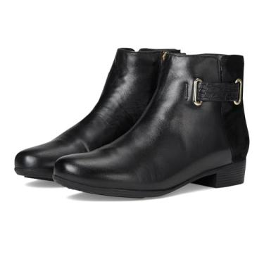 Imagem de Trotters Maxwell Bota de cano curto feminina, Camurça preta/preta, 12 XX-Wide