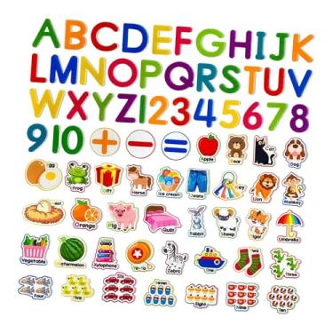 Imagem de menolana Conjunto de 75 peças de feltro para quadro de atividades, com figuras e brinquedos educativos para meninos e meninas em idade pré-escolar, incluindo