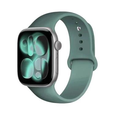 Imagem de Pulseira De Silicone Esportiva De 46mm, 42mm, 45mm, 44mm, 40mm Para Ap