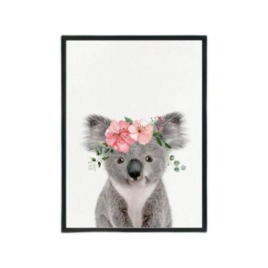 Imagem de Quadro Coalinha Coroa De Flores 24X18Cm