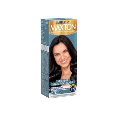 Imagem de Tintura Maxton 2.0 Morena + Realizada Preto Natural Embelleze
