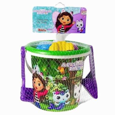 Imagem de Conjunto Balde de Praia Casa Mágica da Gabby c/ Acessorios - 789646039