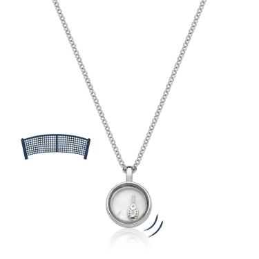 Imagem de Colar Beach Tennis Revestido Em Ródio