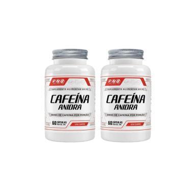 Imagem de Kit 2 Cafeína Anidra 200mg 2x60 cápsulas FNB Sports Nutrition-Unissex