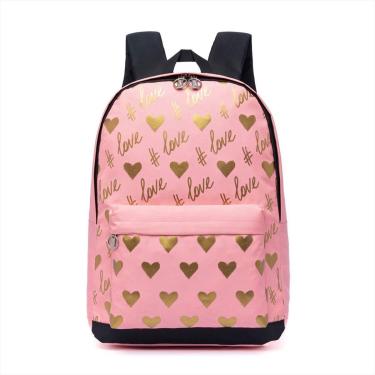 Imagem de Mochila Reforçada Feminina Escolar Casual Trabalho Faculdade 17 Litros-Feminino