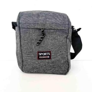 Imagem de Bolsa Cinza Transversal-Unissex