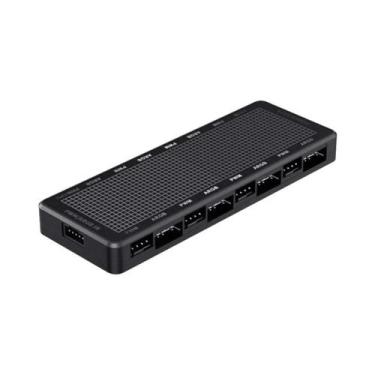 Imagem de Hub De Ventiladores ARGB PWM 5V 1 Para 8 Pinos TEUCER, Controlador De 