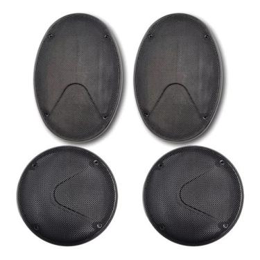 Imagem de Kit Tela Plástica 6x9 Polegadas Proteção Para Alto Falante - GOLDPLAST