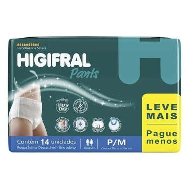 Imagem de Roupa Íntima Adulto Higifral Pants P/M com 14 unidades