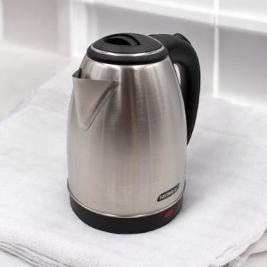 Imagem de Chaleira Elétrica Inox 1,8L - Ferva Água Rápido e Sem Estresse! - BIGS