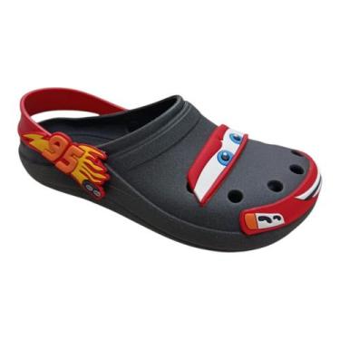 Imagem de Sandália Fechada Infantil McQueen Meninos Carros Desenho Confortável -