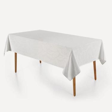 Imagem de Toalha de Mesa Retangular 8 Lugares Karsten Tilia Branco