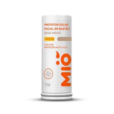 Imagem de Protetor Solar Facial Mió Bastão FPS 70 Cor Bege Médio 12g
