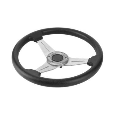 Imagem de Volante Esportivo Universal De 350mm (14 Polegadas) Para Drift, Com De