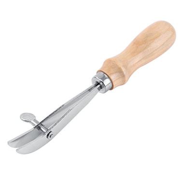 Imagem de Ferramentas de artesanato de couro, borda de couro ajustável ao ar livre, ferramentas artesanais de trabalho feitas à mão em couro