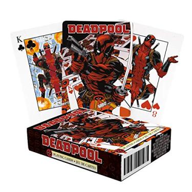 Imagem de AQUARIUS Deadpool Mirror - Playing Card Deck - 52 Cards, Multicolor, 3"