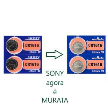 Imagem de Cr1616 3V Lithium Sony Murata / Kit 2 Baterias