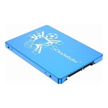 Imagem de Somnambulist SSD 480GB SATA III 6GB/S Interno Disco sólido 2,5”7mm 3D NAND Chip Up To 520 Mb/s (Azul Troféus-480GB)