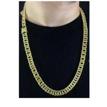 Imagem de Corrente Grumert dupla 12mm de moeda antiga joias maciças