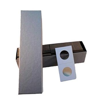 Imagem de ((1,00) dolar pequeno / cinza) - Caixa de armazenamento de uma linha e 100 suportes 2x2 dolares pequenos por Guardhouse