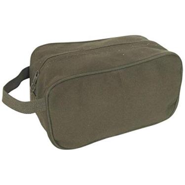 Imagem de Fox Outdoor Kit de artigos de higiene de lona, Olive Drab
