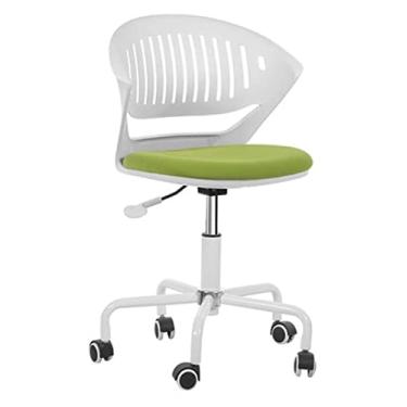 Imagem de Cadeira de escritório Cadeira de computador Roller Cadeira de mesa de escritório Cadeira de estudo compacta Cadeira giratória Cadeira de conferência Cadeira de jogo Cadeira (cor: verde) needed