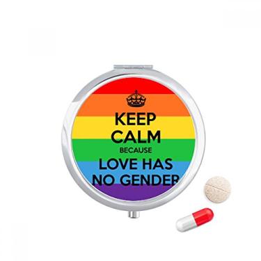 Imagem de Caixa de comprimidos com bandeira bissexual, transgênero, gay, lésbica, bolso para remédios