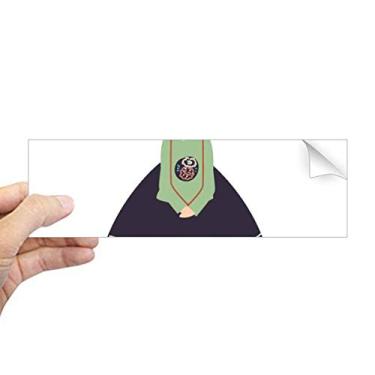 Imagem de DIYthinker Adesivo retangular feminino tradicional personalizado na Coreia para para-choque notebook janela decalque