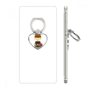 Imagem de Suporte universal de anel de telefone com desenho Viking da Suécia