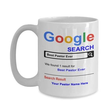 Imagem de Caneca de Pastor Personalizada - Presentes de Pastor - Caneca de Pastor Personalizada - de Aniversário de Pastor - Caneca de Café de 425 g