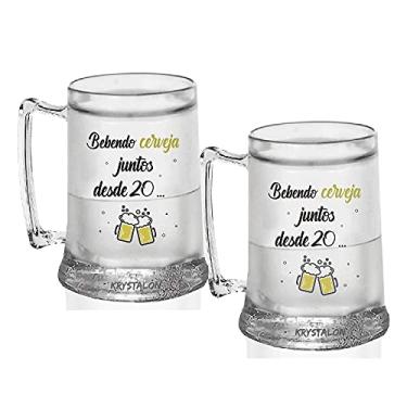 Imagem de Kit 2 Canecas Gel - Bebendo juntos - Dia dos Namorados