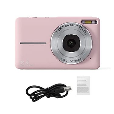 Imagem de YOZUMD Câmera digital, câmera digital 1080P para crianças, câmeras de vídeo de 44 megapixels alimentadas por USB, ponto antivibração e câmera de tiro com zoom digital 16X para meninos, menina