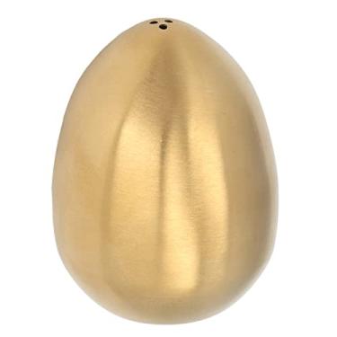 Imagem de Coqueteleira de temperos, aço inoxidável em forma de ovo para temperos e utensílios de cozinha (ouro)