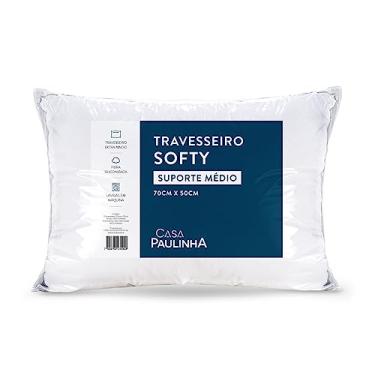 Imagem de Kit 02 Travesseiros Softy 70x50 Com Toque Suporte Medio King