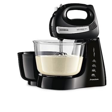 Imagem de Batedeira Bella Massa, Mondial, Preto/Inox, 500W, 220V - B-23 NP