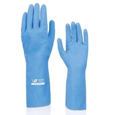 Imagem de Luva Proteção Látex M Azul CA 10695 1 Par Volk