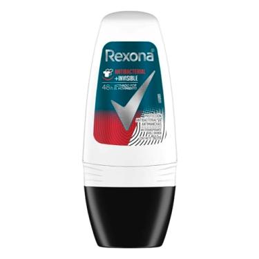 Imagem de Desodorante Antitranspirante Rexona Masculino Roll On Antibacterial + Invisible 50ml (A embalagem pode variar)