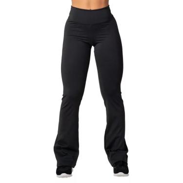 Imagem de Calça Flare Bailarina Boca de Sino Peluciada Térmica Cintura Alta-Feminino