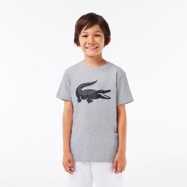 Imagem de Camiseta Lacoste Infantil Sport Quick Dry com Estampa Croco-Masculino