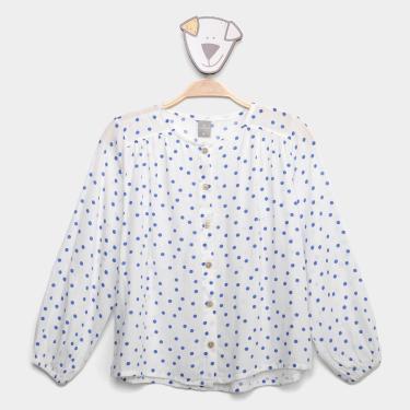 Imagem de Blusa Infantil Hering Kids Manga Longa Poá Menina-Feminino