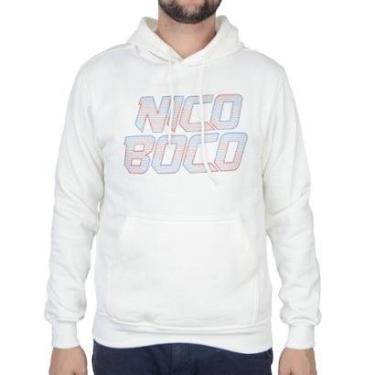 Imagem de Blusa Masculina Nicoboco Moletom Severo Off White - 51510-Masculino