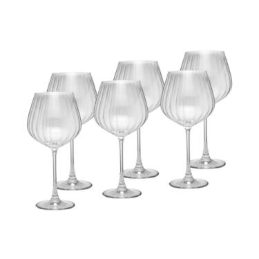 Imagem de WOLFF - Conjunto 6 Taças de Vinho de Cristal Ecológico (Livre de Chumbo) Columba Optic 640Ml