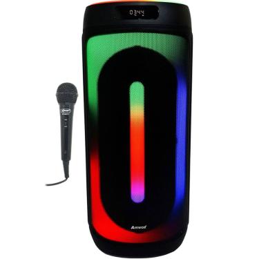 Imagem de Caixa Som Amplificada Bluetooth 1600W Rms Woofer Mp3 Usb Tws Bivolt ACA 1601 Festa II + Microfone