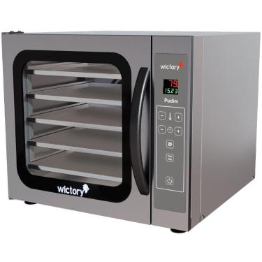 Imagem de Forno Convector Pudim 54 Litros Inox Com 5 Assadeiras Lisas WCPP-535 Wictory
