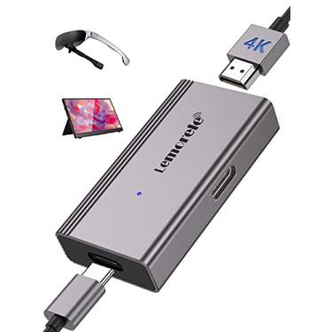 Imagem de Lemorele Adaptador HDMI para USB C 4K cabo HDMI para adaptador tipo C, compatível com Nreal Air, Rokid Air, Thunderbird AR, GRAWOOA, Switch Base, Steam Deck Base, PS4, PS5, Xbox